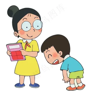 尊敬老师卡通形象图片