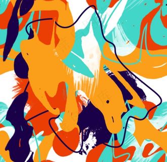 箱包无缝接几何图形图片