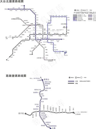 大台北地铁线路图图片