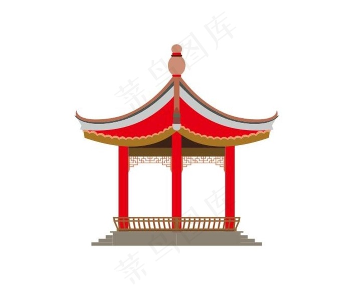 仿古亭子图片