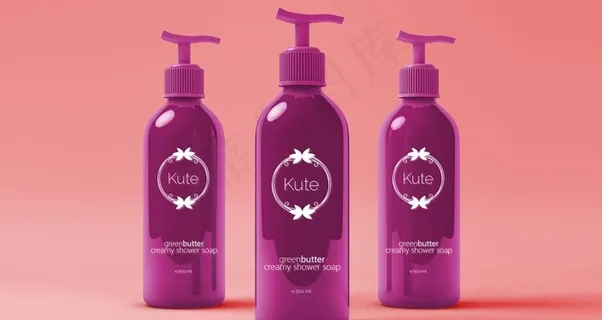 化妆品挤压瓶样机图片