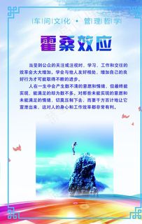 管理哲学展板设计图片