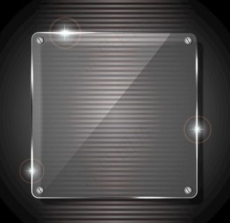 透明玻璃牌图片