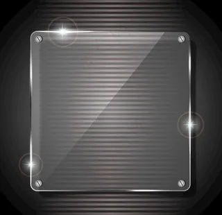 透明玻璃牌图片