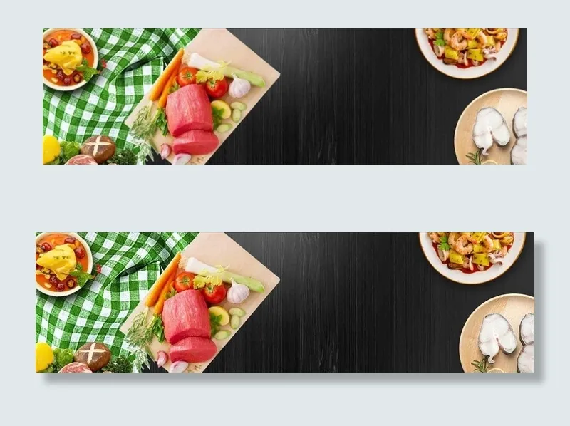 中华美食图片(1920X600(DPI:72))psd模版下载
