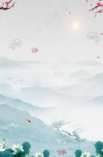 复古中国风元素背景图片 复古中国风元素背景图片