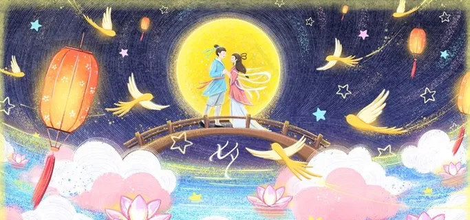 七夕背景素材图片 七夕背景素材图片