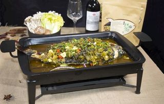 酸菜味烤鱼图片