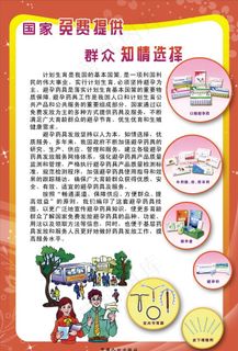 计划生育展板图片