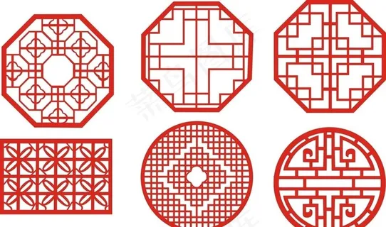 窗花图案图片