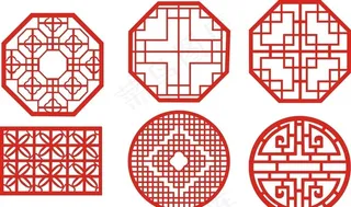 窗花图案图片