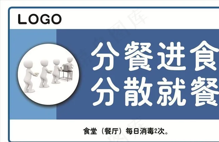 返岗疫情餐厅标语图片psd模版下载