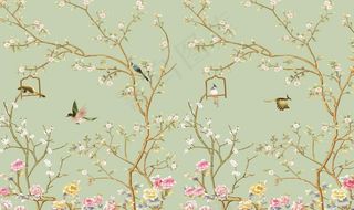 中式花鸟图片