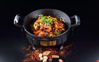 干锅香辣虾图片