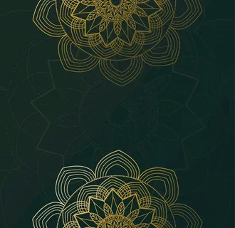 矢量曼陀罗花纹背景图片 矢量曼陀罗花纹背景图片