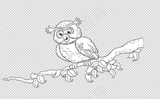 手绘卡通动物图片