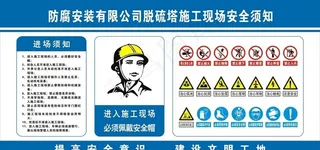 施工安全展板图片