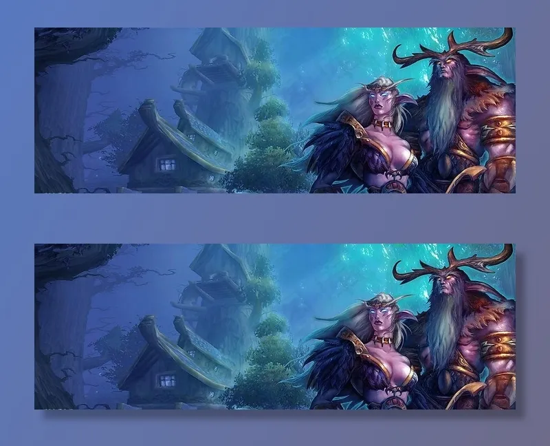 魔兽世界暗夜精灵图片