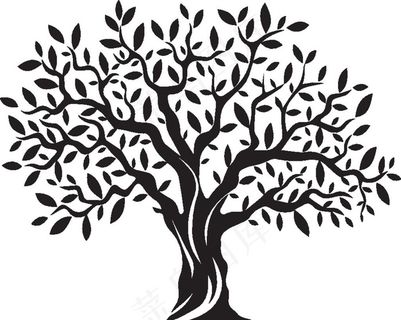 矢量大树图片