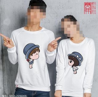 情侣装可爱萌娃图片