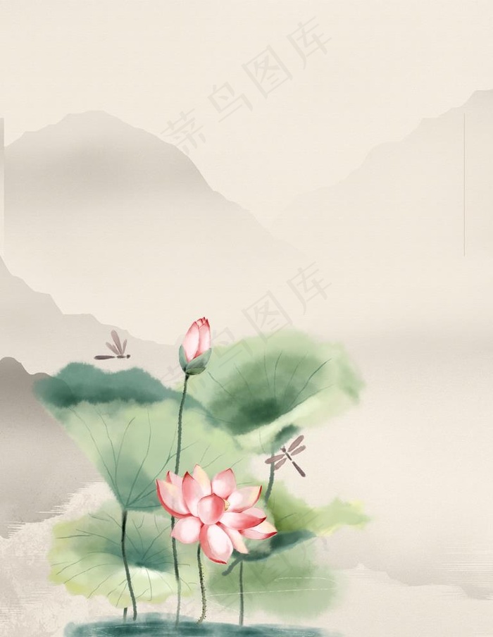 中国风背景图片(3543X4724(DPI:150))psd模版下载
