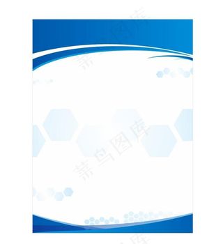 蓝色展板背景图片