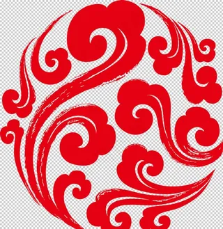 圆圈花纹素材图片