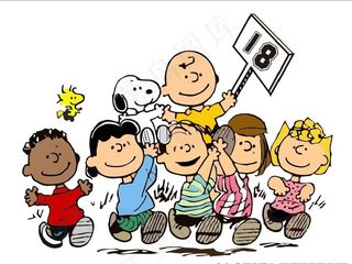 史努比全家福图片