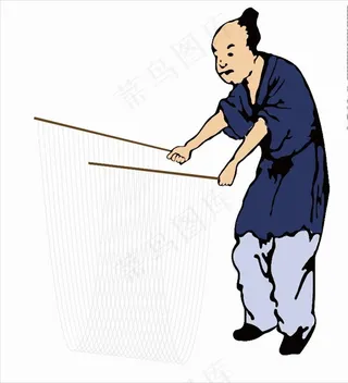 古代拉面师傅图片