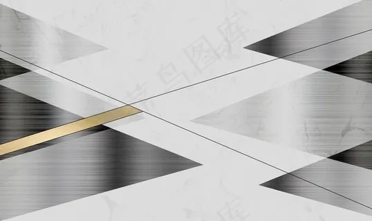 几何黑白线条背景墙图片