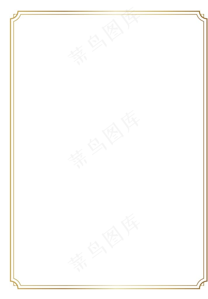 金色线框图片ai矢量模版下载