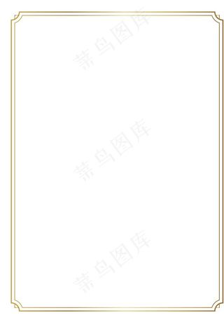 金色线框图片