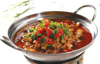 香辣牛杂锅图片