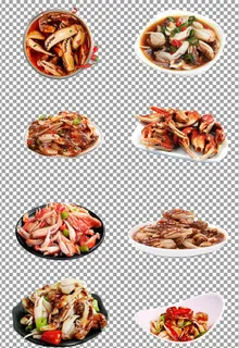 美味麻辣蟹钳图片