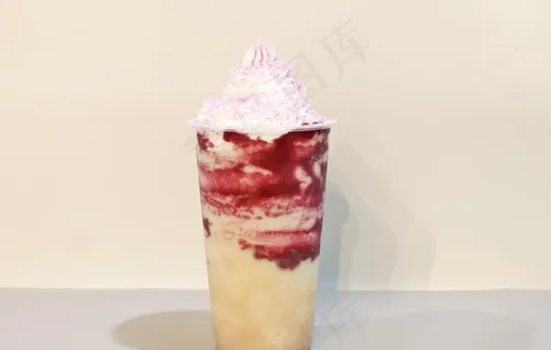 芋泥波波茶图片