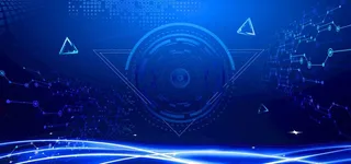 蓝色科技年会背景图片