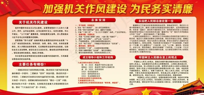 机关作风建设图片(7087X3543(DPI:150))psd模版下载