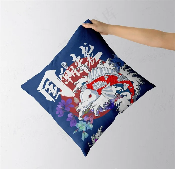 抱枕样机图片(4000X4000(DPI:300))psd模版下载