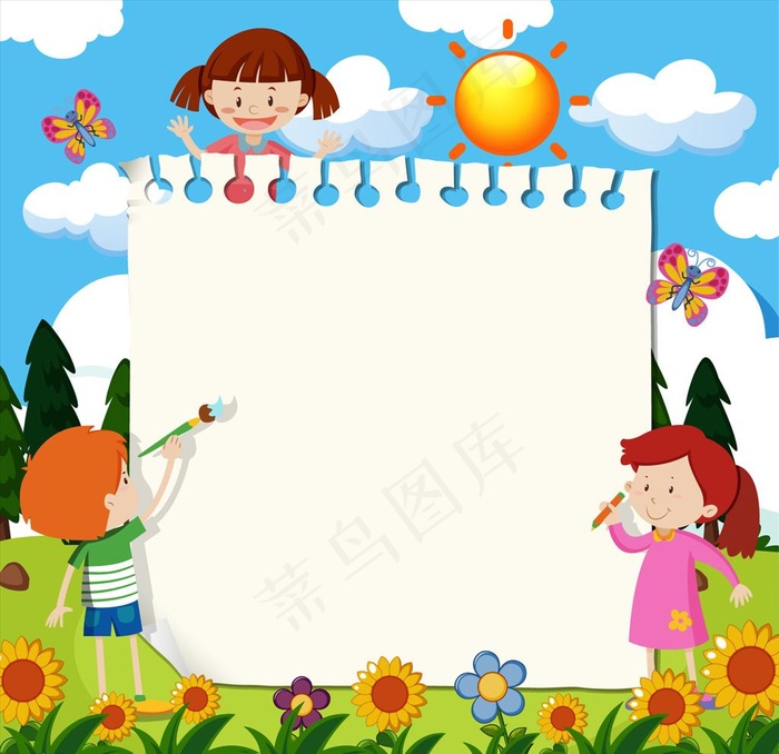 儿童画画图片