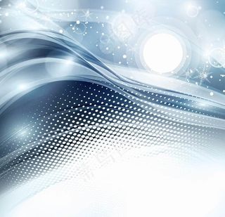 蓝色动感线条 商务科技背景图片