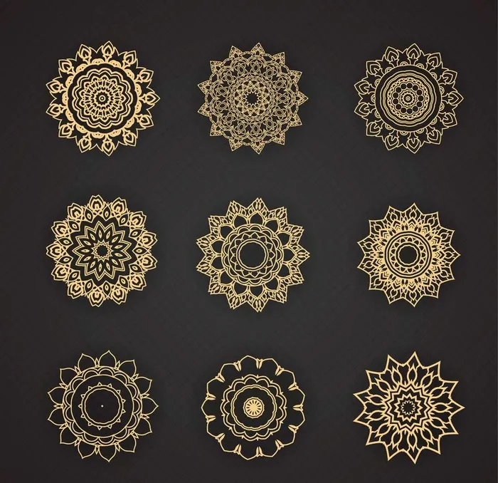 花纹图片eps,ai矢量模版下载