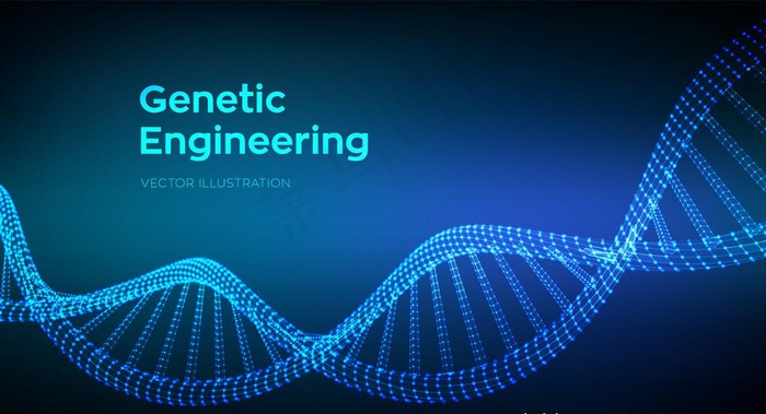 科技基因图片ai矢量模版下载