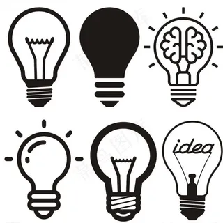 灯泡图标图片