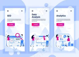 时尚 3D 立体 插画 海报图片