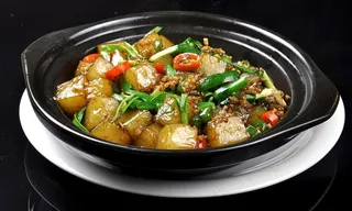 乾州炒凉粉图片