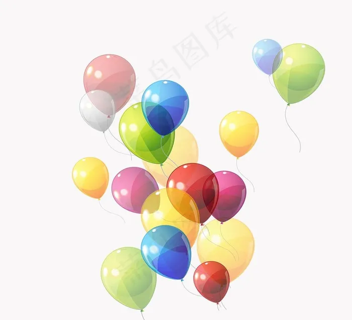 气球图片psd模版下载