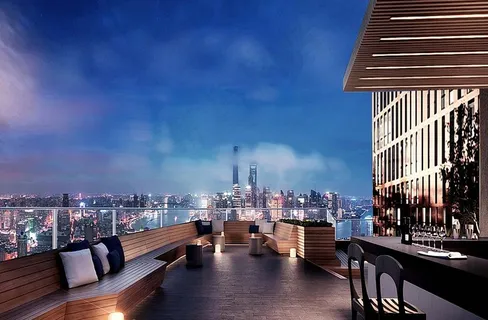 露台 城市 江景 都市 繁华图片 露台 城市 江景 都市 繁华图片
