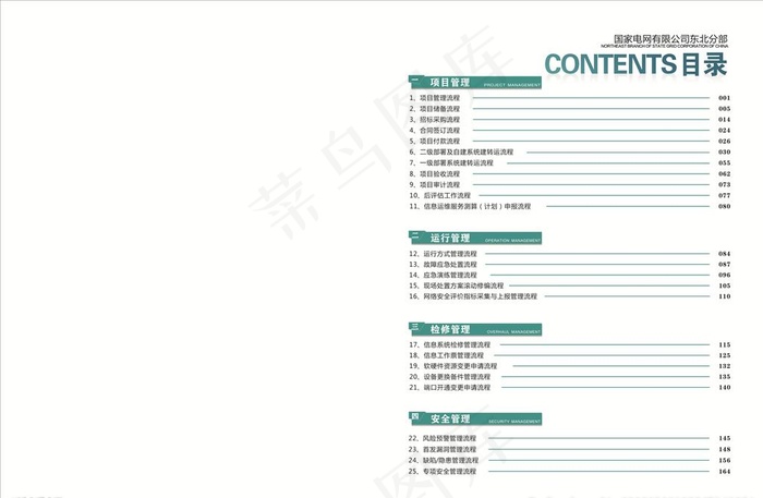 国电画册目录图片