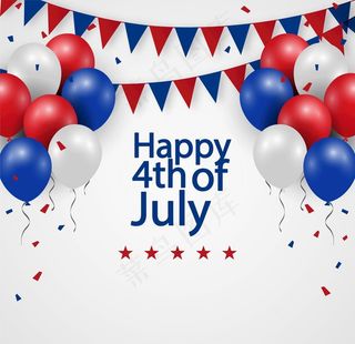 生日背景 生日派对 生日气球图图片