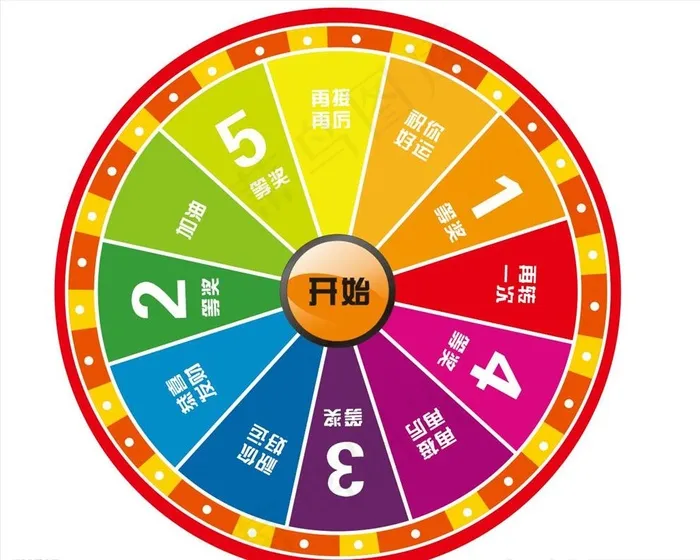 大转盘图片cdr矢量模版下载